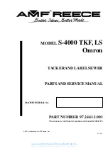 AMF S 4000 LS Parts And Service Manual preview