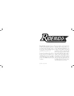 Preview for 2 page of AMFD RideMaxx Quick Start Manual