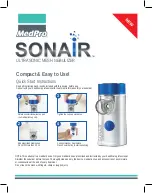 AMG Medical MedPro SONAIR Quick Start Instructions preview