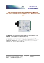 AMG Systems AMG5414-HS Instruction Manual предпросмотр