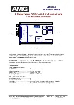 AMG AMG2648 Instruction Manual предпросмотр