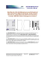 Preview for 1 page of AMG AMG3603B5E-DR-SF Instruction Manual