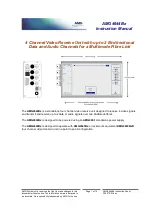 Preview for 1 page of AMG AMG4644Bx Instruction Manual