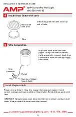 Предварительный просмотр 5 страницы AMG BurrowPro Well Light Installation & Maintenance Manual