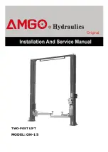 Preview for 1 page of AMGO Hydraulics OH-15 Installation And Service Manual