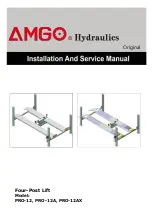 Предварительный просмотр 1 страницы AMGO Hydraulics PRO-12 Installation And Service Manual