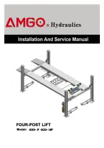 AMGO 409-HP Installation And Service Manual preview