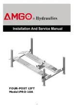 AMGO PRO-10A Installation And Service Manual предпросмотр