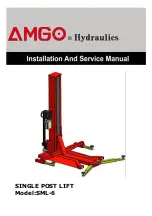 Предварительный просмотр 1 страницы AMGO SML-6 Installation And Service Manual