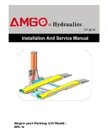 AMGO SPL-6 Installation And Service Manual предпросмотр