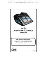 AMI Entertainment Ion Rx Installation & Owner'S Manual preview