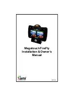 Preview for 1 page of AMI Entertainment Megatouch FireFly Installation & Owner'S Manual