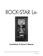 Preview for 1 page of AMI Entertainment Rock-Star Lx Installation & Owner'S Manual