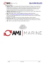 Предварительный просмотр 20 страницы AMI Marine QUARK-ELEC NMEA 0183 Manual