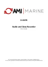 Предварительный просмотр 1 страницы AMI Marine X-VHFR User Manual