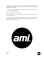 Предварительный просмотр 2 страницы AMI 26685001 Installation Instructions