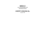 Предварительный просмотр 1 страницы AMI MB960 User Manual