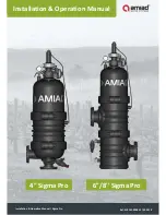 amiad 4" Sigma Pro Installation & Operation Manual preview