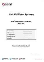 amiad AMF2-93K Replacing Manual preview