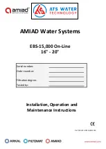 amiad EBS-15000 On-Line Installation, Operation And Maintenance Instructions preview