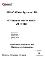 Preview for 1 page of amiad Filtomat MCFM 12000 Manual