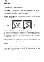 Предварительный просмотр 62 страницы Amibot glass AG31 User Manual