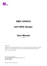 AMIC A9245-D User Manual preview