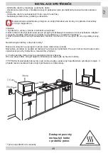 Предварительный просмотр 49 страницы Amica 1113587 Instruction Manual