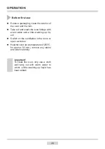 Preview for 20 page of Amica 2013E Series Instruction Manual