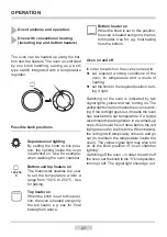 Предварительный просмотр 22 страницы Amica 2013E Series Instruction Manual