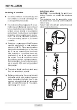 Предварительный просмотр 11 страницы Amica 507CE2.316eEHMsGW Instruction Manual