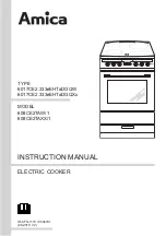 Предварительный просмотр 1 страницы Amica 6017CE2.333eEHTaDGQW Instruction Manual