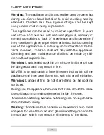 Preview for 4 page of Amica 6017DEE2.20HTaOFJQW Instruction Manual