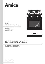 Preview for 1 page of Amica 6017EE2.37eEHTaFGQW Instruction Manual