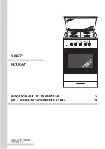 Preview for 1 page of Amica 6017GG Series Instruction Manual