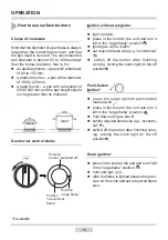 Preview for 18 page of Amica 6017GG Series Instruction Manual