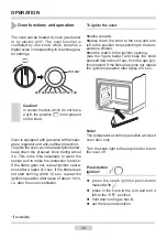 Предварительный просмотр 20 страницы Amica 6017GG Series Instruction Manual