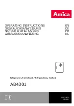 Предварительный просмотр 1 страницы Amica AB4301 Operating Instructions Manual