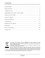 Preview for 2 page of Amica ADC 8B LCW Operating Instructions Manual