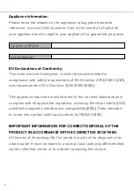 Preview for 4 page of Amica ADC700 Installation, Use And Maintenance Manual