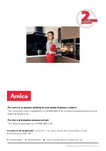 Preview for 24 page of Amica ADC700 Installation, Use And Maintenance Manual