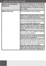 Preview for 6 page of Amica ADI460 Operating Instructions Manual