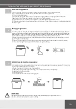 Preview for 29 page of Amica ADI460 Operating Instructions Manual