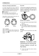 Предварительный просмотр 20 страницы Amica AFG5500WH/1 Instruction Manual