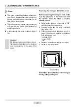 Предварительный просмотр 25 страницы Amica AFG6450BL/1 Instruction Manual