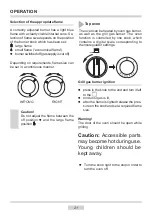 Preview for 21 page of Amica AFG6550BL/1 Instruction Manual