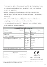 Preview for 27 page of Amica AGH7100 Installation, Use And Maintenance Manual