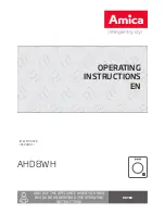 Amica AHD8WH Operating Instructions Manual preview