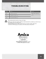 Preview for 29 page of Amica AHD8WH Operating Instructions Manual