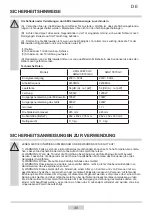 Preview for 49 page of Amica AMG 17E70 GV Instruction Manual